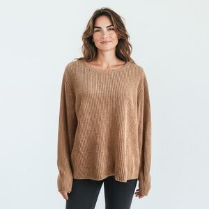 Charter Club Tan Cable Knit Sweater